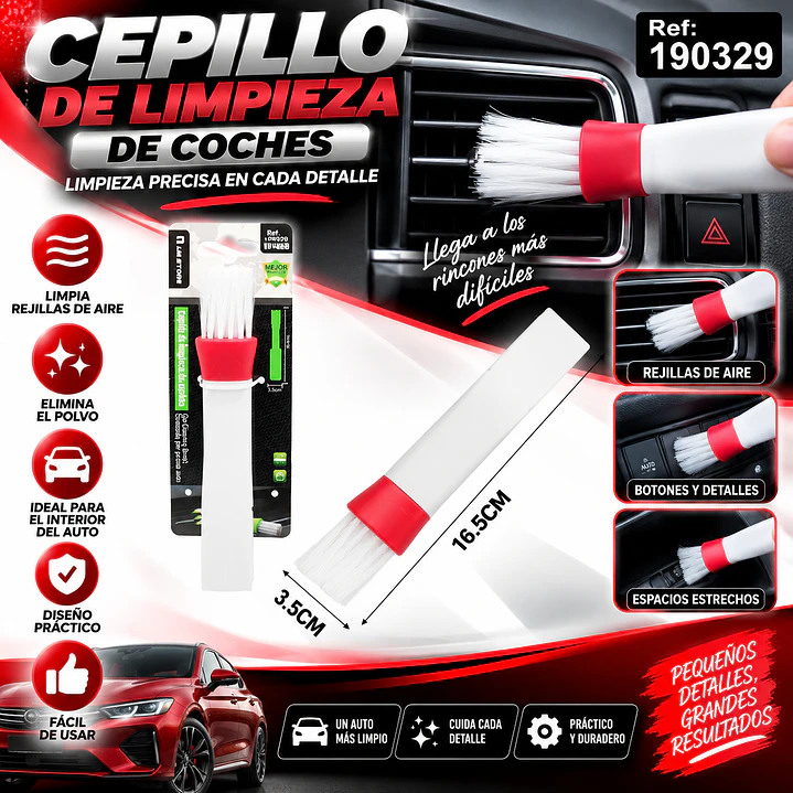 CEPILLO DE LIMPIEZA DE COCHES 1