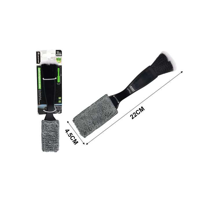 CEPILLO DE LIMPIEZA DOBLE PARA AUTO 2