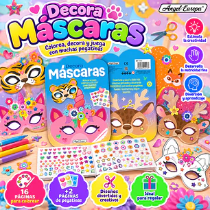 LIBRO DECORA MÁSCARAS