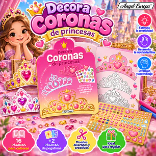 LIBRO DECORA CORONAS DE PRINCESAS