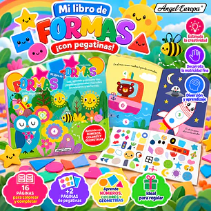LIBRO DE FORMAS CON PEGATINAS