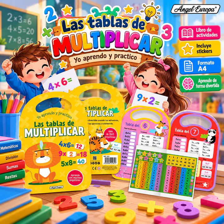 LIBRO ¡LAS TABLAS DE MULTIPLICAR: YO APRENDO Y PRACTICO! 1