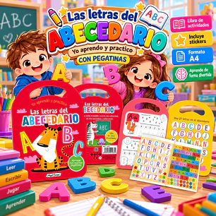 LIBRO ¡LAS LETRAS DEL ABECEDARIO: YO APRENDO Y PRACTICO!