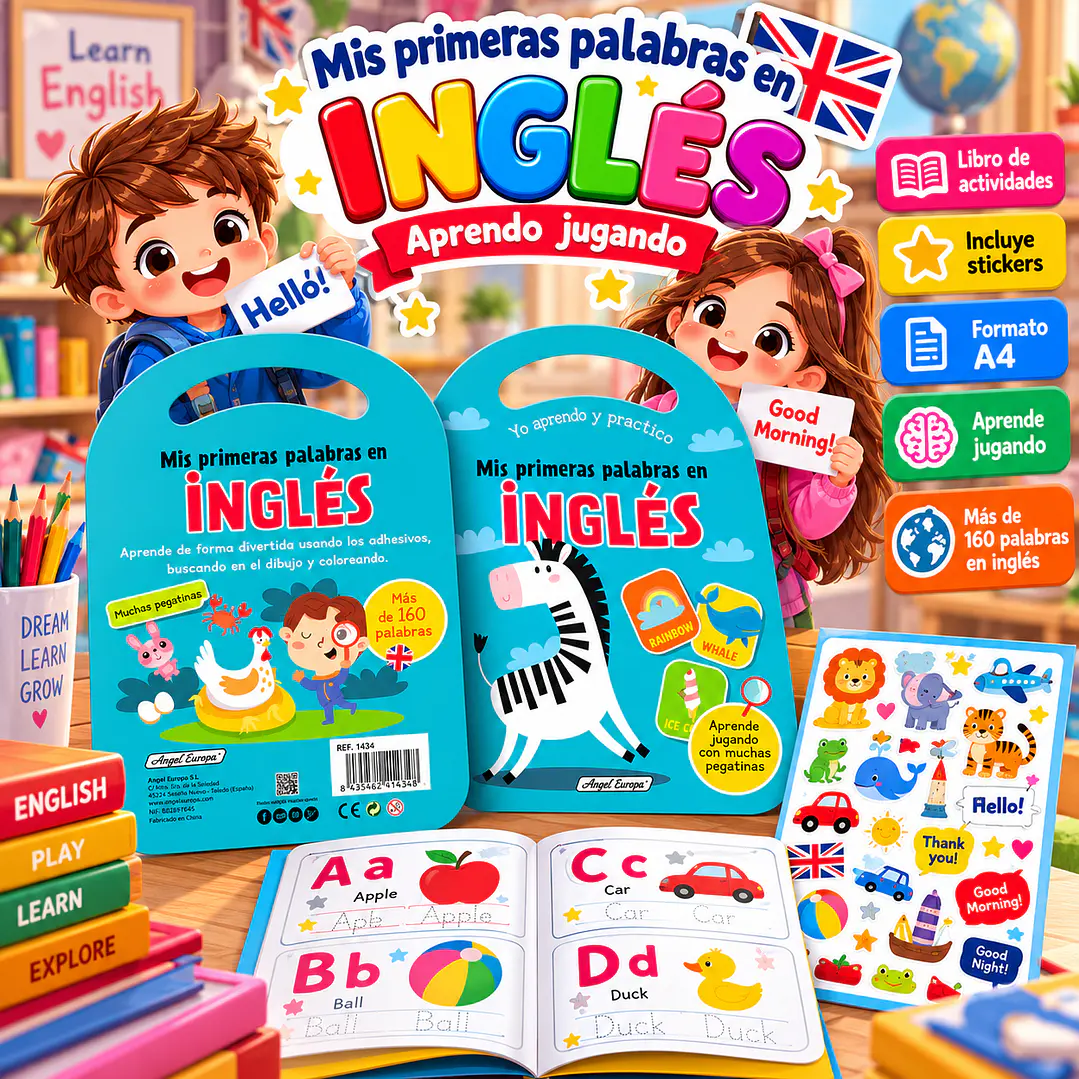LIBRO ¡MIS PRIMERAS PALABRAS EN INGLÉS! 1