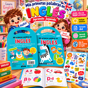 LIBRO ¡MIS PRIMERAS PALABRAS EN INGLÉS!