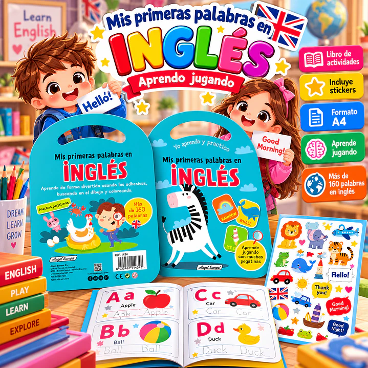 LIBRO ¡MIS PRIMERAS PALABRAS EN INGLÉS! 1