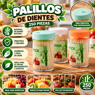 PALILLOS DE DIENTES