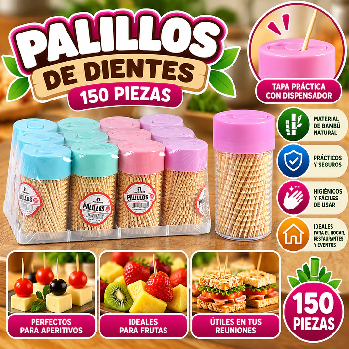 PALILLOS DE DIENTES 12