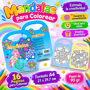 MANDALAS PARA COLOREAR SIRENAS