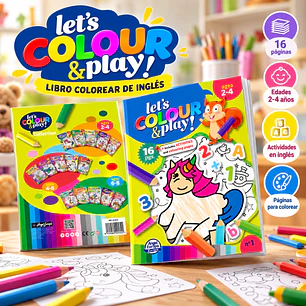 LIBRO PARA COLOREAR EN INGLÉS “LET’S COLOUR & PLAY!”