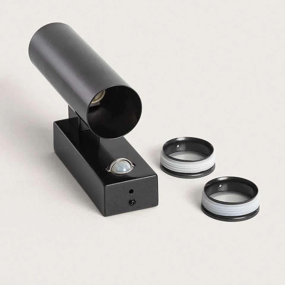 Aplique de parede exterior em alumínio com sensor PIR Pimlico 4