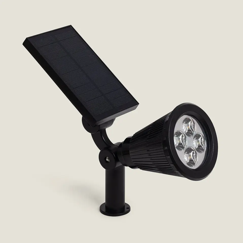Foco Solar Exterior LED com Espeto Meillion 3
