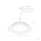 Placa LED 20W Circular SuperSlim Corte Ø205 mm - Thumbnail 4