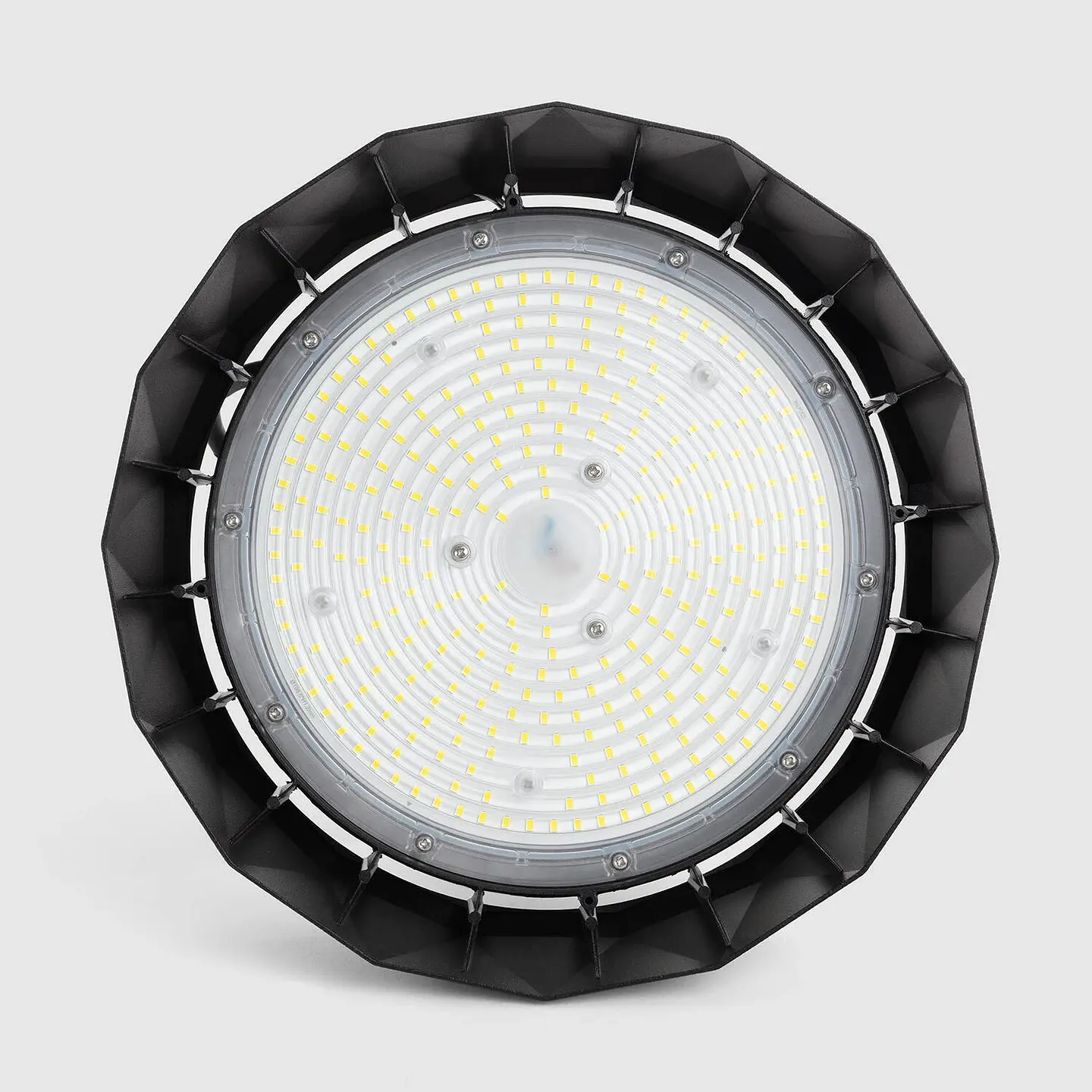 Campânula LED Industrial UFO HBM Evo LUMILEDS 190lm/W PHILIPS Xitanium Regulável 0-10V 200W Branco frio 5000K Óptica 120° Pret 1
