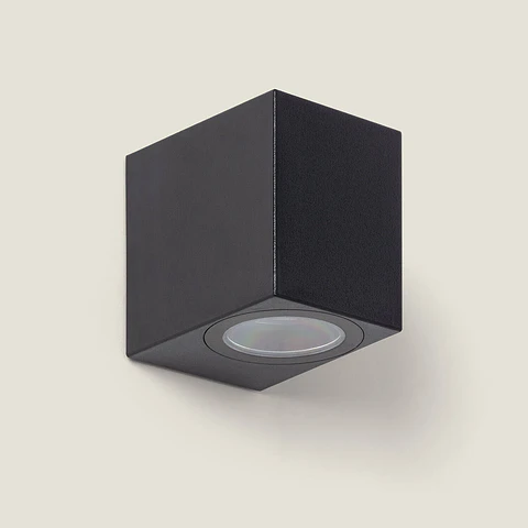 Aplique de Parede Exterior Miseno Preto
