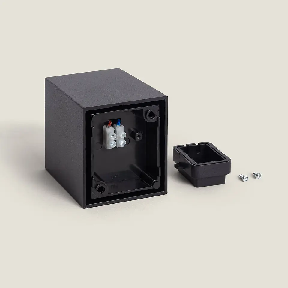 Aplique de Parede Exterior Miseno Preto 5