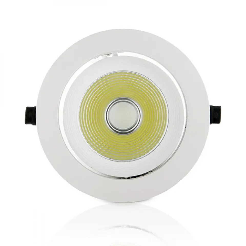 Foco Downlight LED 40W 5.000Lm 6000ÂºK Circular AjustÃ¡vel 40.000H [HO-COB-OR-40W-CW] 3