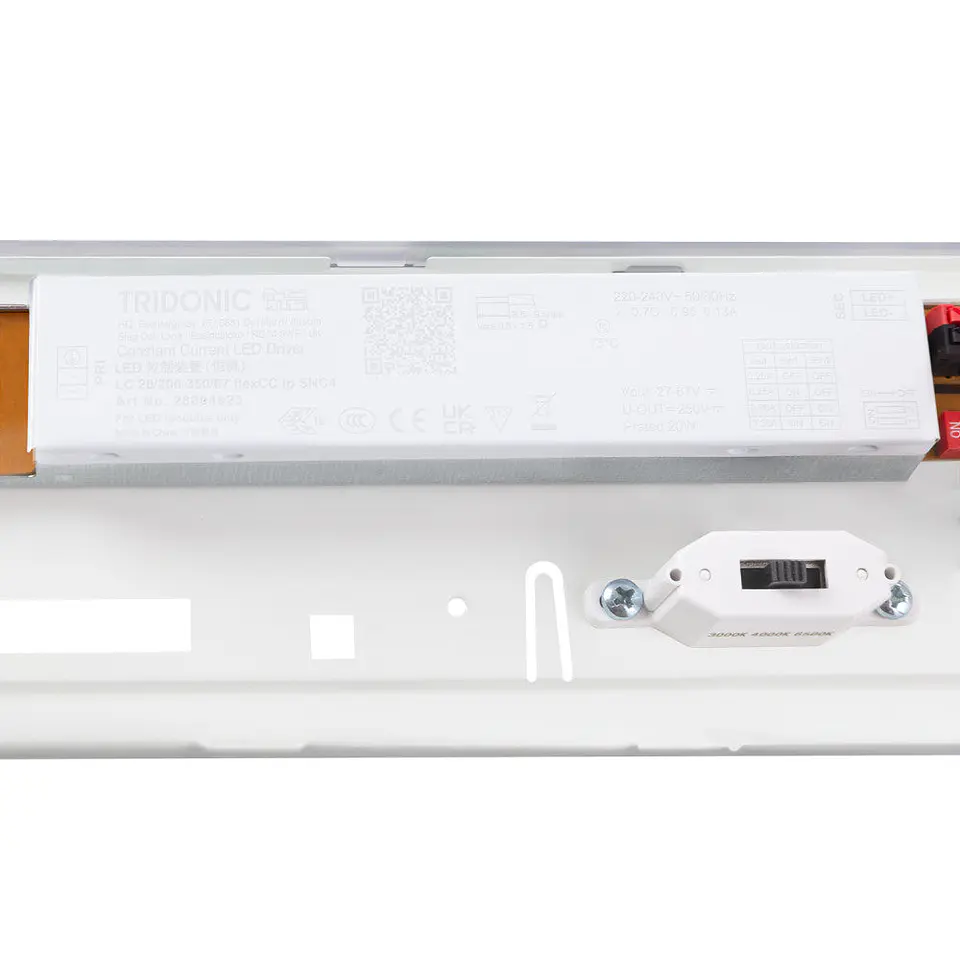 Dispositivo LED ImpermeÃ¡vel de 20 W, 2400 Lm, IP65, CCT (Tom de Luz RegulÃ¡vel) 3000-6500ÂºK, 110Âº, RegulÃ¡vel, TridÃ³nico, Sem Cint 2