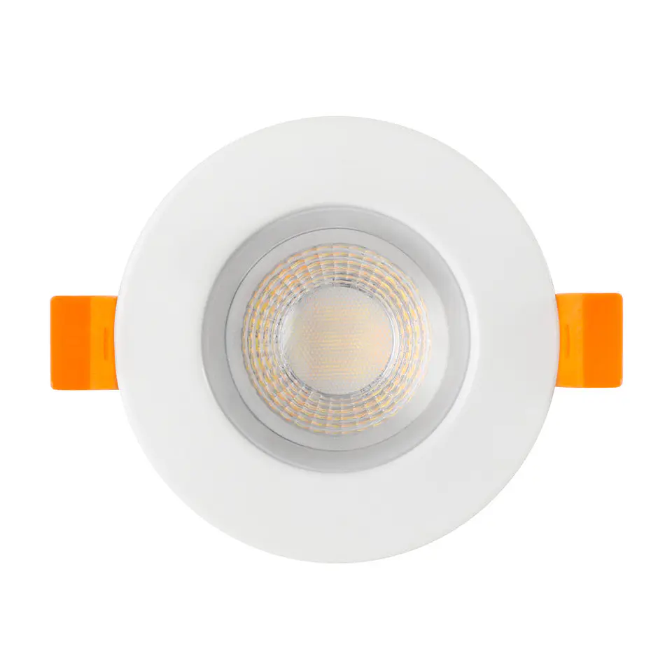 Downlight LED embutido 6W 600Lm CCT 3000-6500ÂºK (tom de luz regulÃ¡vel) IP65 60Âº Ã  prova de fogo [SE-SCL331-6W-CCT] 5
