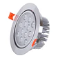 Foco Downlight LED 12W 1123Lm 2700ÂºK Circular 40.000H [HO-LEDDOWN-12W-WW] - Thumbnail 1