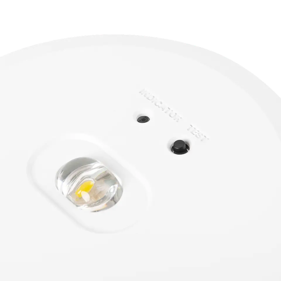 Led embutido de emergÃªncia 180LM permanente / nÃ£o permanente 5000K [L118MN] 6