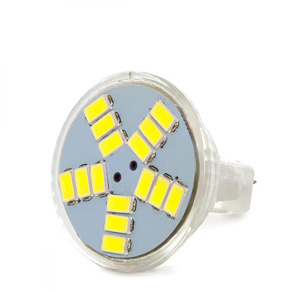 LÃ¢mpada LED Gu4 2,5W 180Lm 6000ÂºK MR11 40.000H [CA-MR11-GU4-2,5W-CW] 1