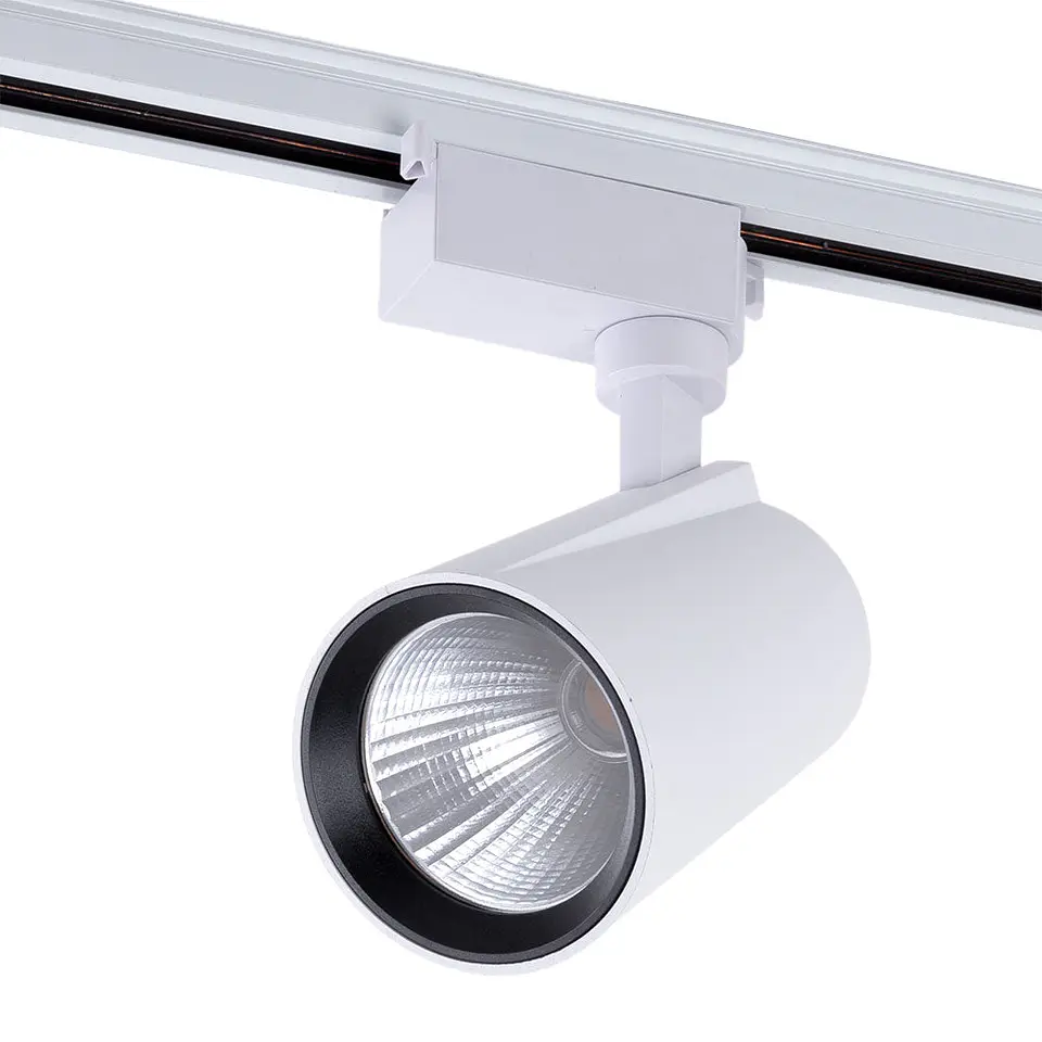 Foco LED Trilho 30W 2538Lm CRI85 2700ÂºK Lumiastra MonofÃ¡sico 40.000H [LUM-ATH070030W-W-WW] 1