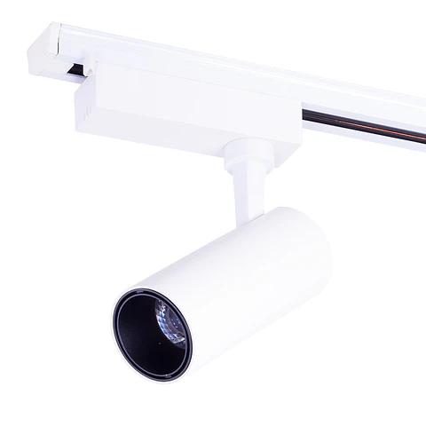 Foco LED Trilho 20W 1880Lm CRI85 2700ºK Lumiastra MonofÃ¡sico 40.000H [LUM-ATB060012-W-WW]