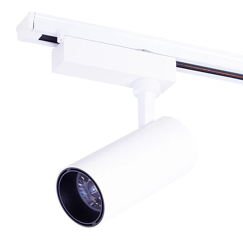Foco LED Trilho 30W 2820Lm CRI85 2700ºK Lumiastra MonofÃ¡sico 40.000H [LUM-ATB095030-W-WW]