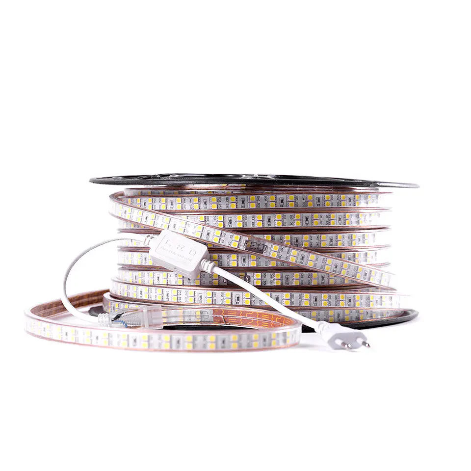 Tira Led de 120 LEDs/M 500W 1.000Lm 6000ÂºK SMD5050 220VAC IP65 x50M 40.000H [HO-220-120-50M-CW] 5