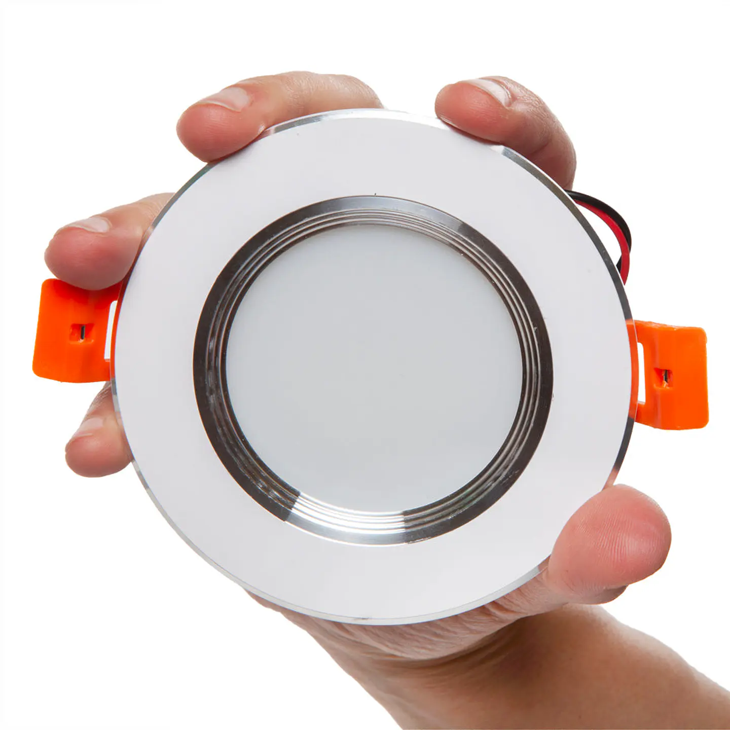 Foco Downlight LED 5W 400Lm 6000ÂºK Anel Prata 40.000H [PCE-DL5W-P-CW] 3