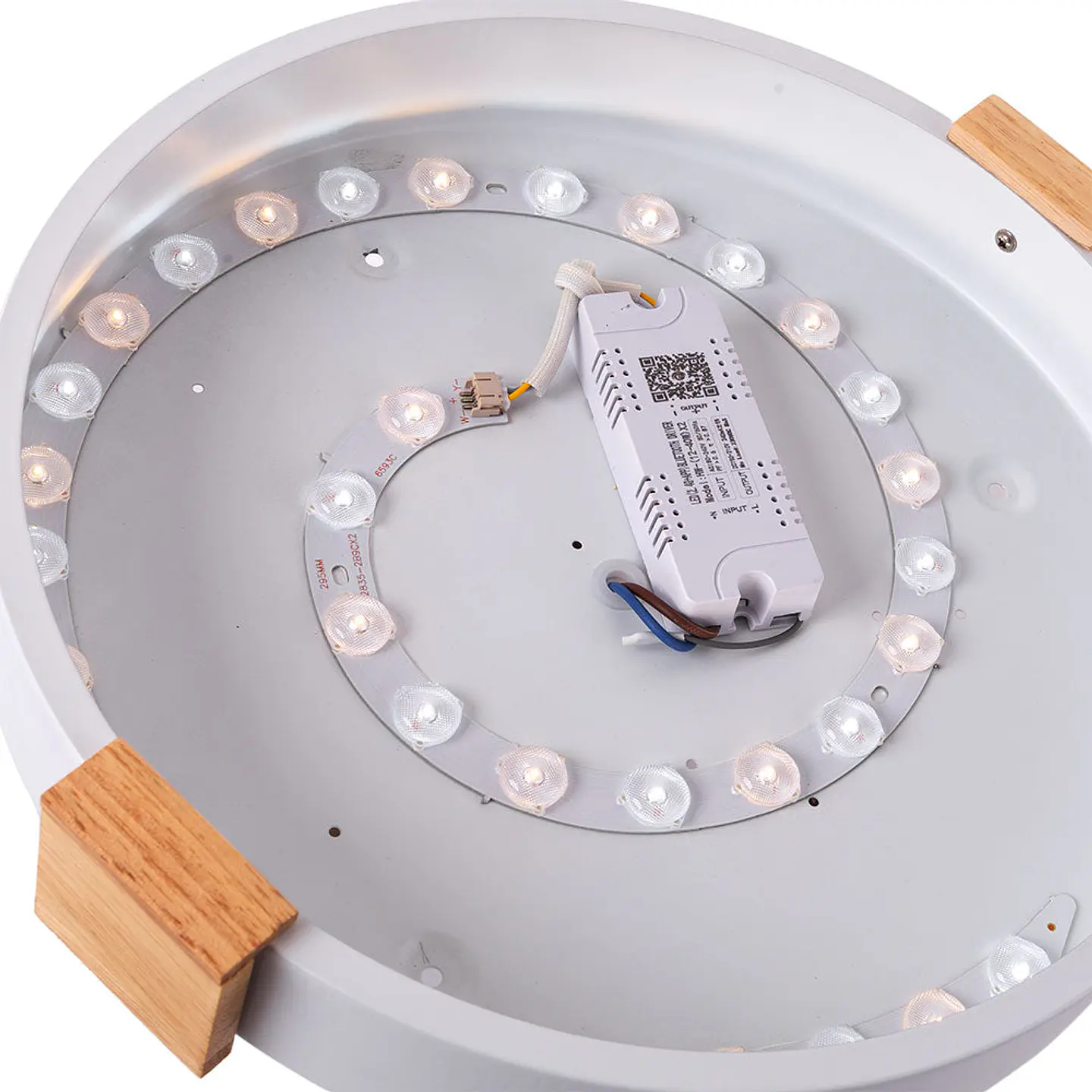 Lumiaria de teto LED 27W 2.700Lm redonda bicolor 
