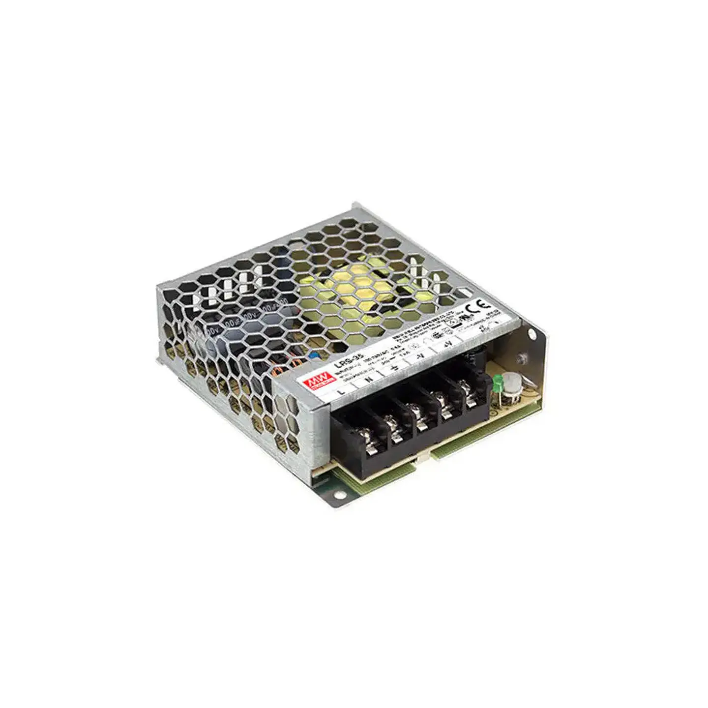 Rs-35-15 Transformador Meanwell Em: 88-264Vac Fora: 15Vdc 2,4 A 36W Isolamento 3000 Vac 1