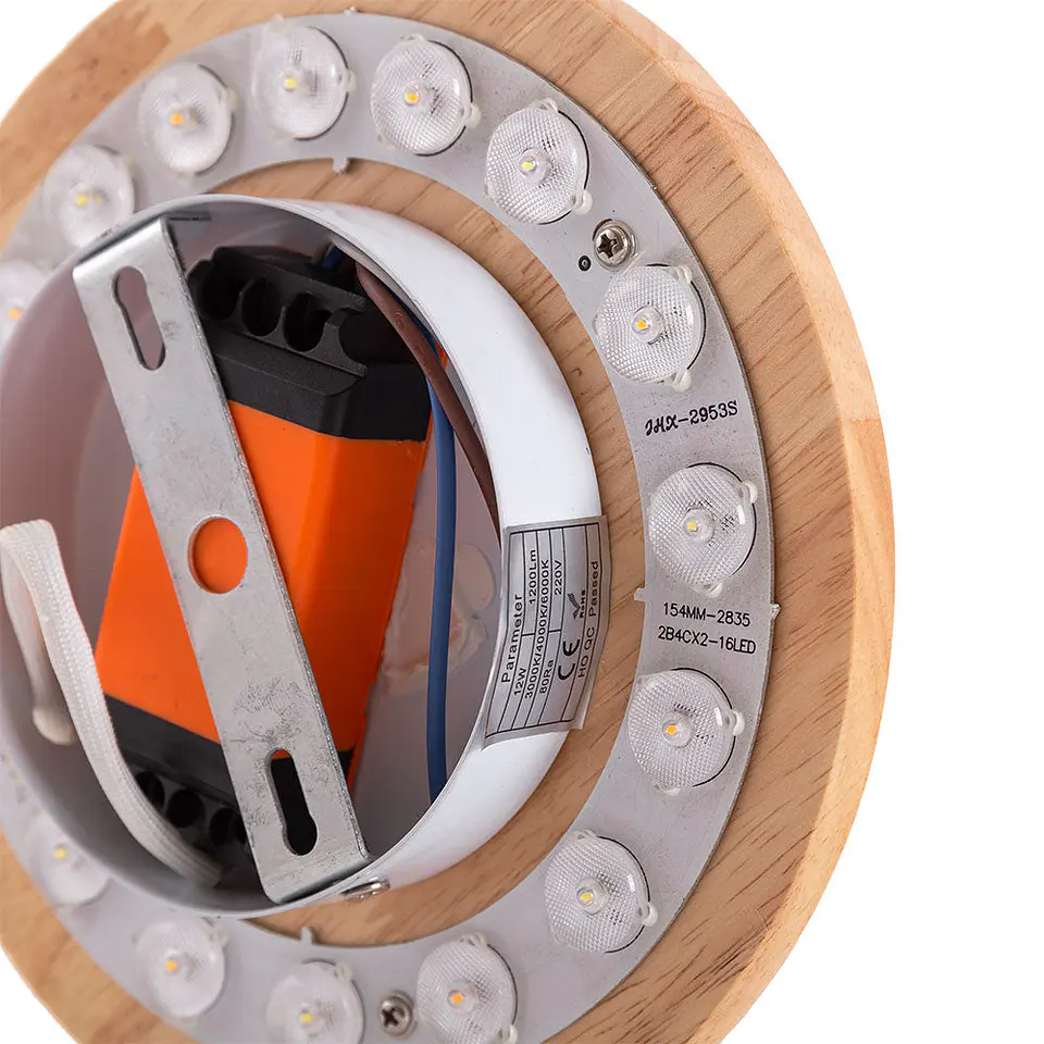 Lumiaria de parede LED redonda bicolor de 12 W e 1.200 lm 
