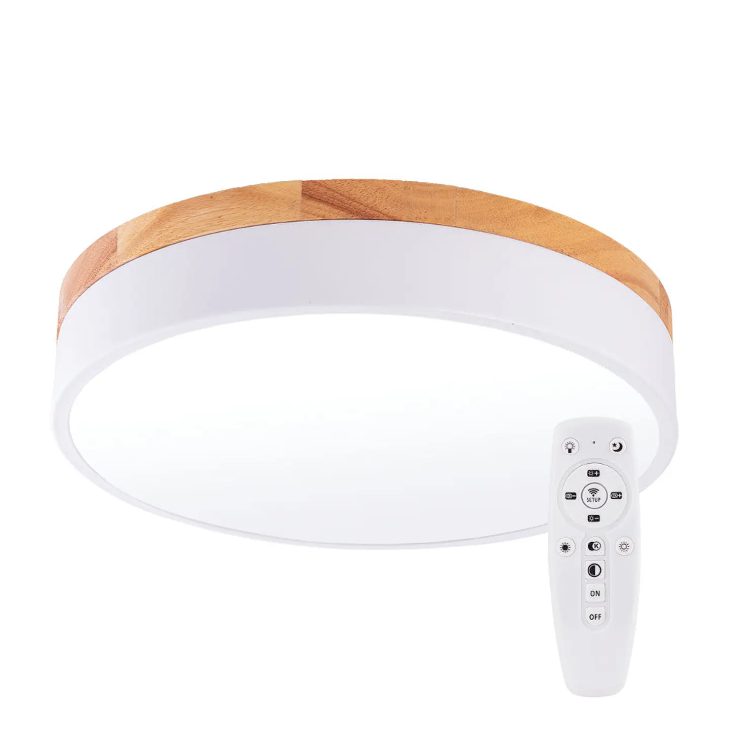 Plafon LED 24W 2493Lm Controle Remoto (Intensidade-CCT) 10.000H [HO-CCT-DL24W] 2