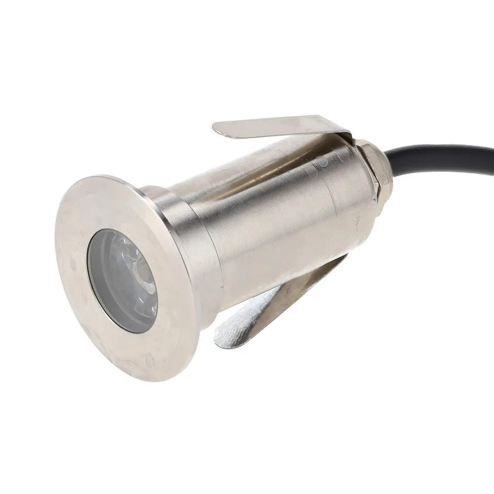 Refletor LED Embutido 3W 300lm 12V DC 2700K IP67 50.000h 2