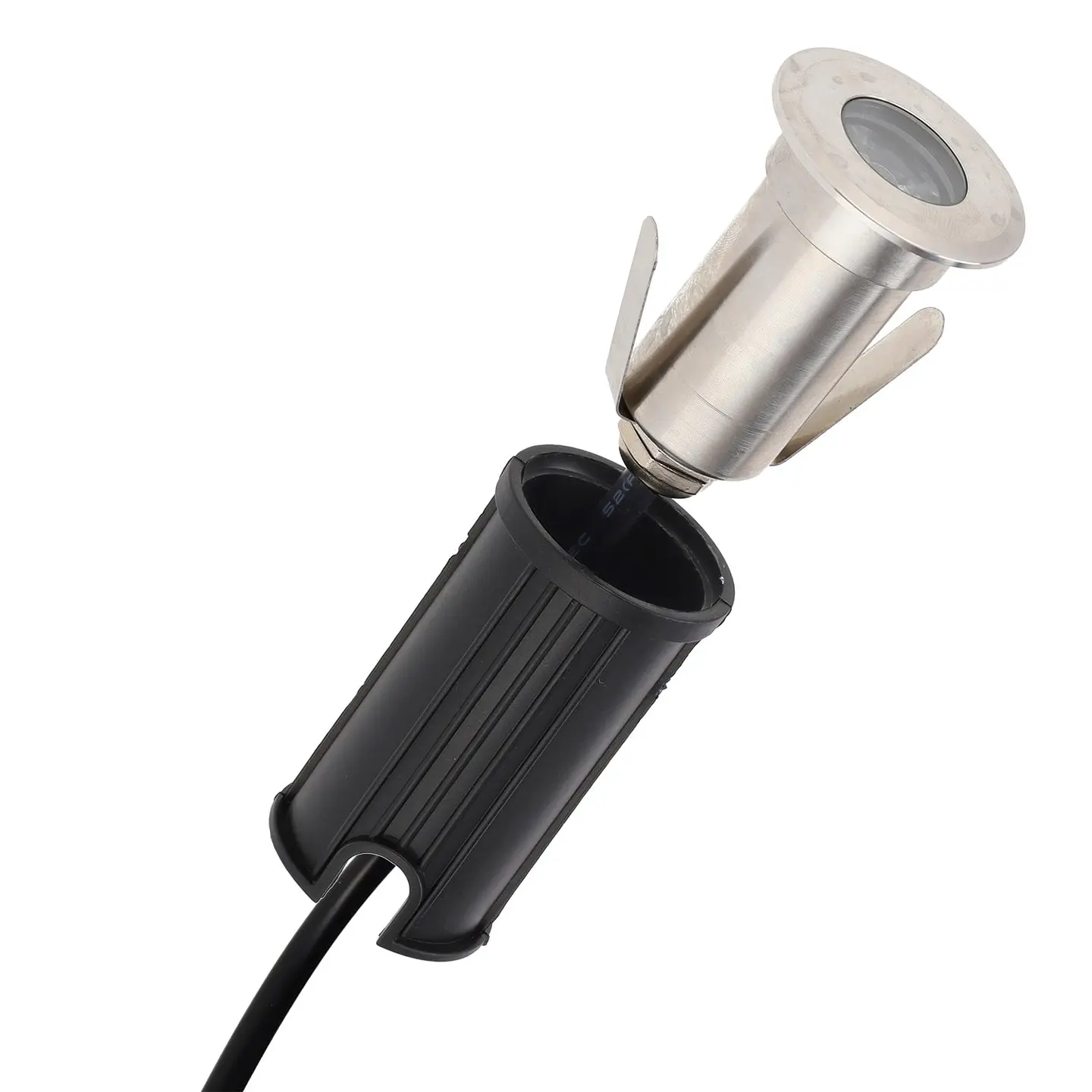 Refletor LED Embutido 3W 300lm 12V DC 2700K IP67 50.000h 3