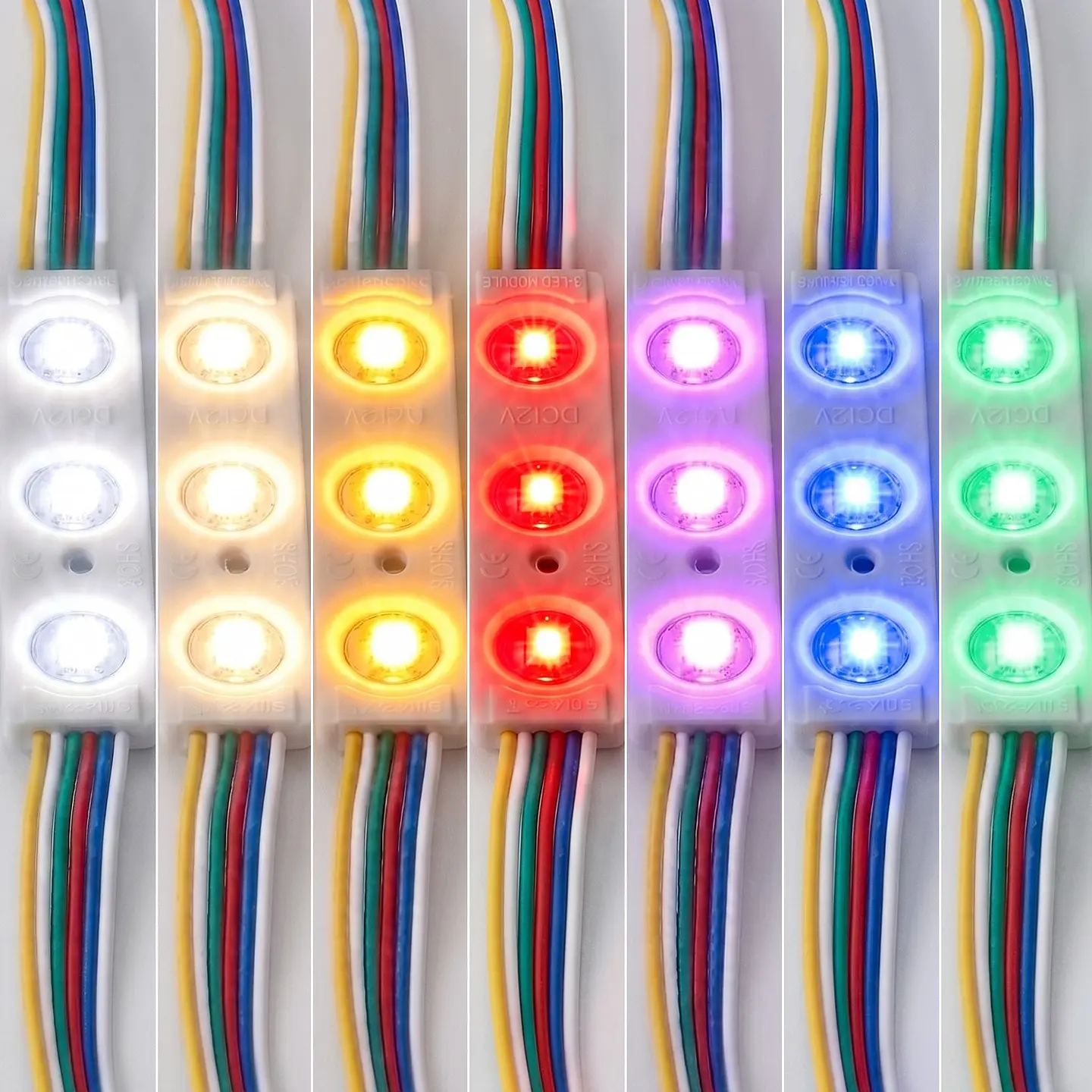 MÃ³dulo LED RGBWW para Letreiros PRO 0,96W 12V IP65 120Âº 4