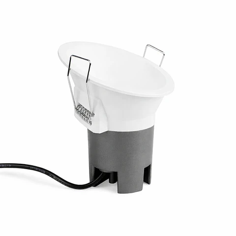 Lumiaria de embutir LED 6W 90Lm/W UGR<15 CRI>95 2700ºK 50.000H