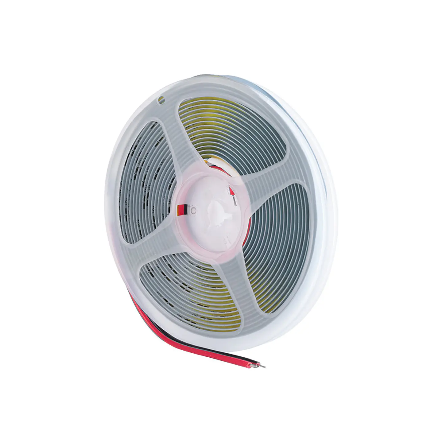 Faixa de 320 LEDs/M 50W 4700Lm CRI90 2700ÂºK COB 24VDC IP20 8mm Largura x5M 40.000H [CA-COB-320-24DC-WW]-Branco Quente 2