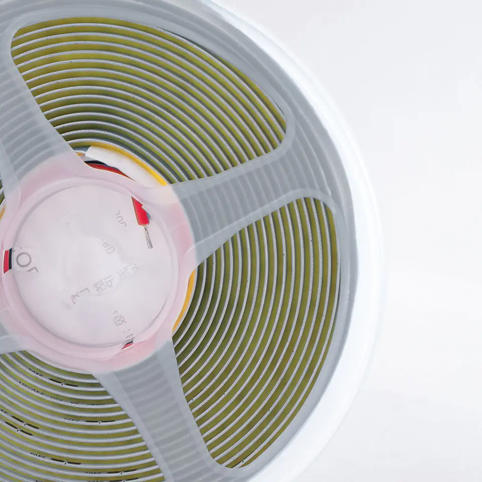 Faixa de 320 LEDs/M 50W 4700Lm CRI90 2700ÂºK COB 24VDC IP20 8mm Largura x5M 40.000H [CA-COB-320-24DC-WW]-Branco Quente 3