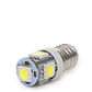 LÃ¢mpada LED E10 1W 90Lm 6000ÂºK 12VDC LEDs 40.000H [CA-E10-5MD5050-CW] - Thumbnail 1