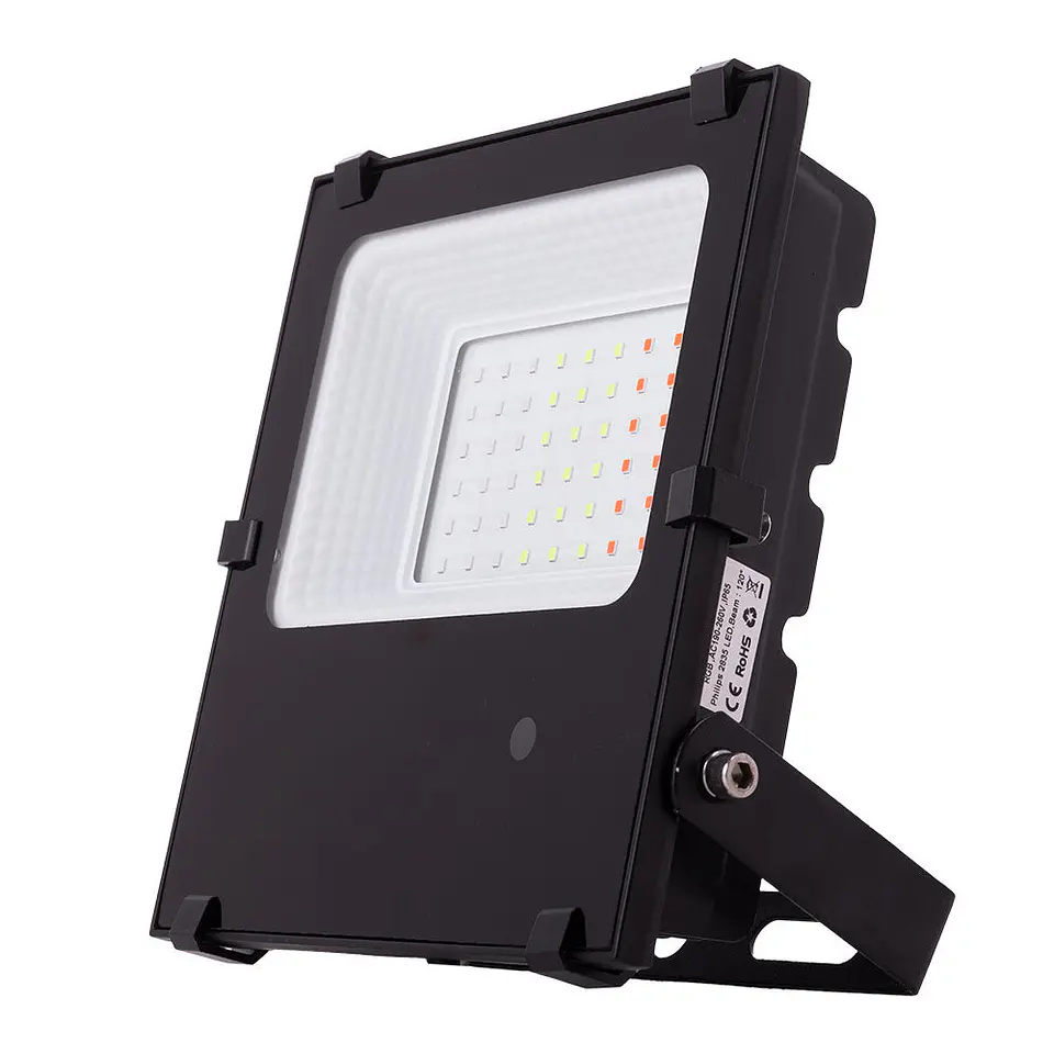 Projetor LED Refletor 30W IP65 RGB Controle Remoto 40.000H [1916-NS-HVFL30W-F-RGB] 2
