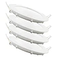 Pacote de 4 painÃ©is LED 9W 900Lm 4200ÂºK 40.000H [HO-PLCIR9W-W-4PK-AP] - Thumbnail 3