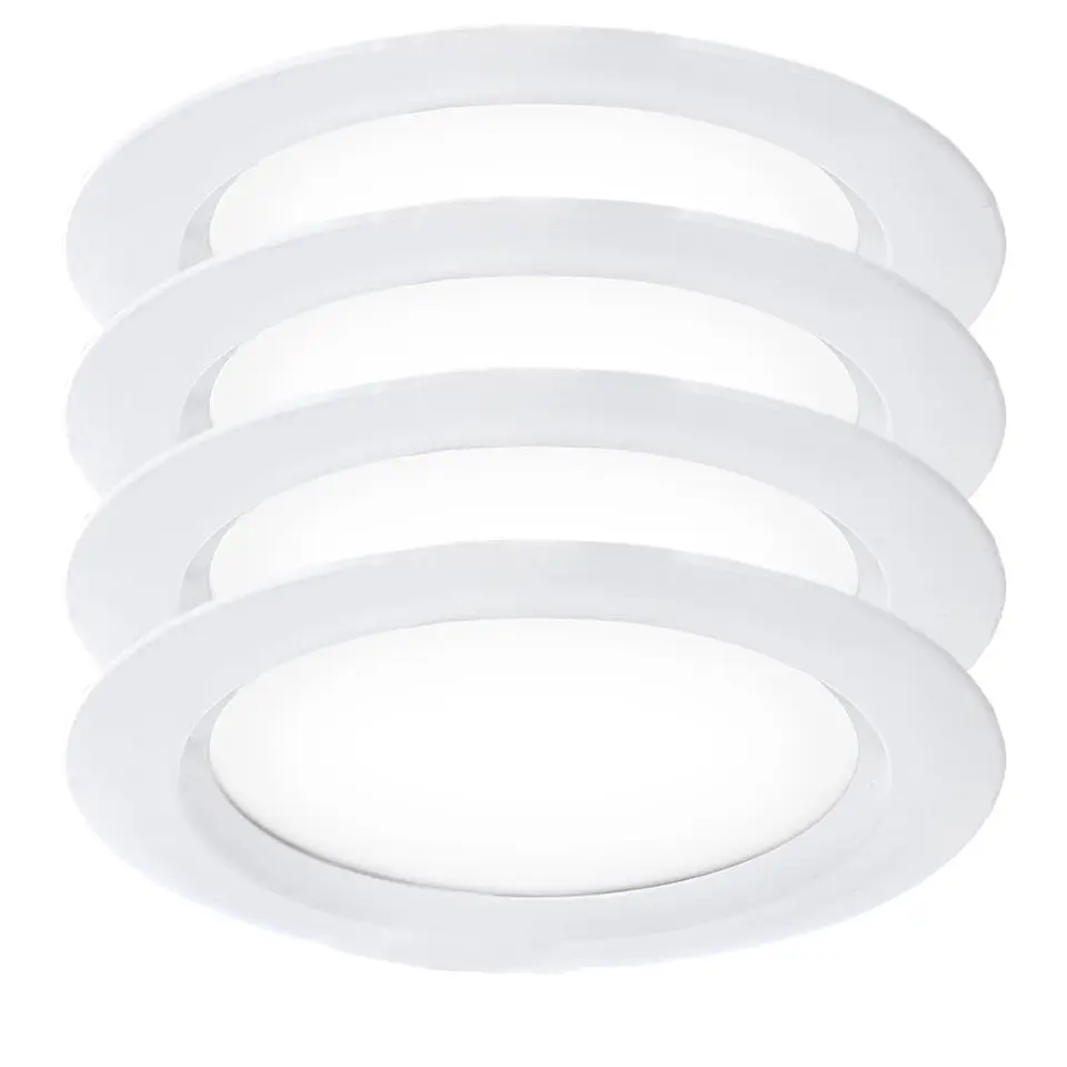 Pacote de 4 Downlights LED 24W 2.160Lm 6000ÂºK IP65 Banheiros/Cozinhas 50.000H [SL-DLFS06-24W-CW-PK4] 3