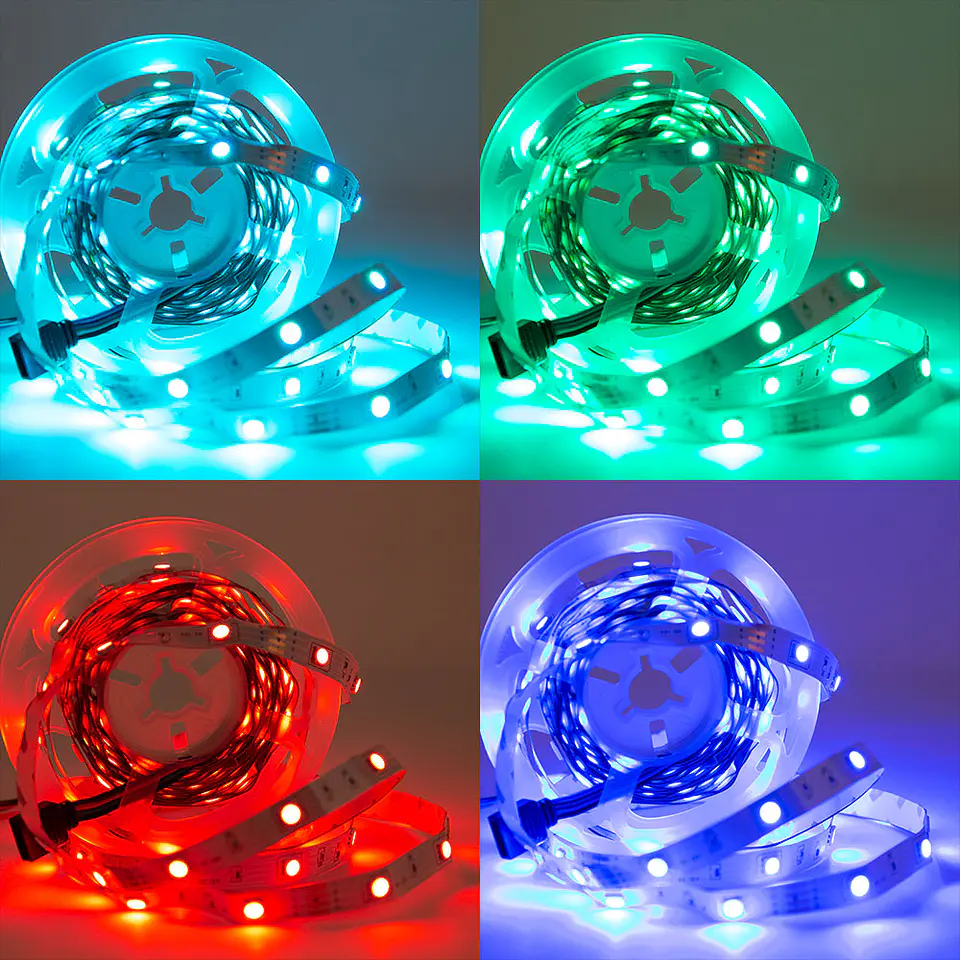 Kit de tira 36W 1.500Lm 150 LEDs 5 metros RGB Blister Transformer, controlador, controle Bluetooth IP20 40.000H [CA-KITRGB-5M] 2