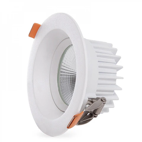 Foco Downlight Circular LED 9W 1260Lm 4200ºK Antirreflexo UGR19 40.000H [HO-DL-AD-COB-9W-W]