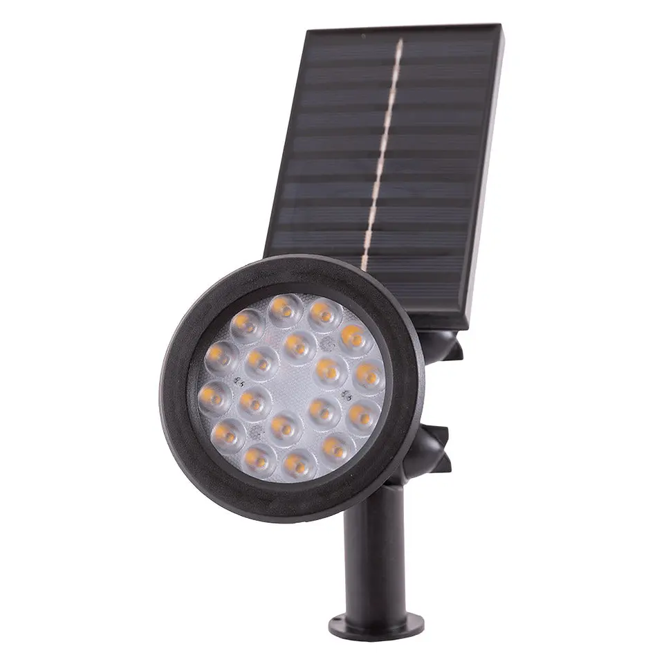 Solar LED Beacon 2700ÂºK Painel: 5,5 V/1,1 W Bateria: 3,7 V/1200 MaH [WR-SW6069-WW] 3