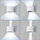 Aplique LED para exterior 2x5W 100Lm/W IP65 Branco 2700ÂºK [HO-APL07-IP65-W-WW] - Thumbnail 2