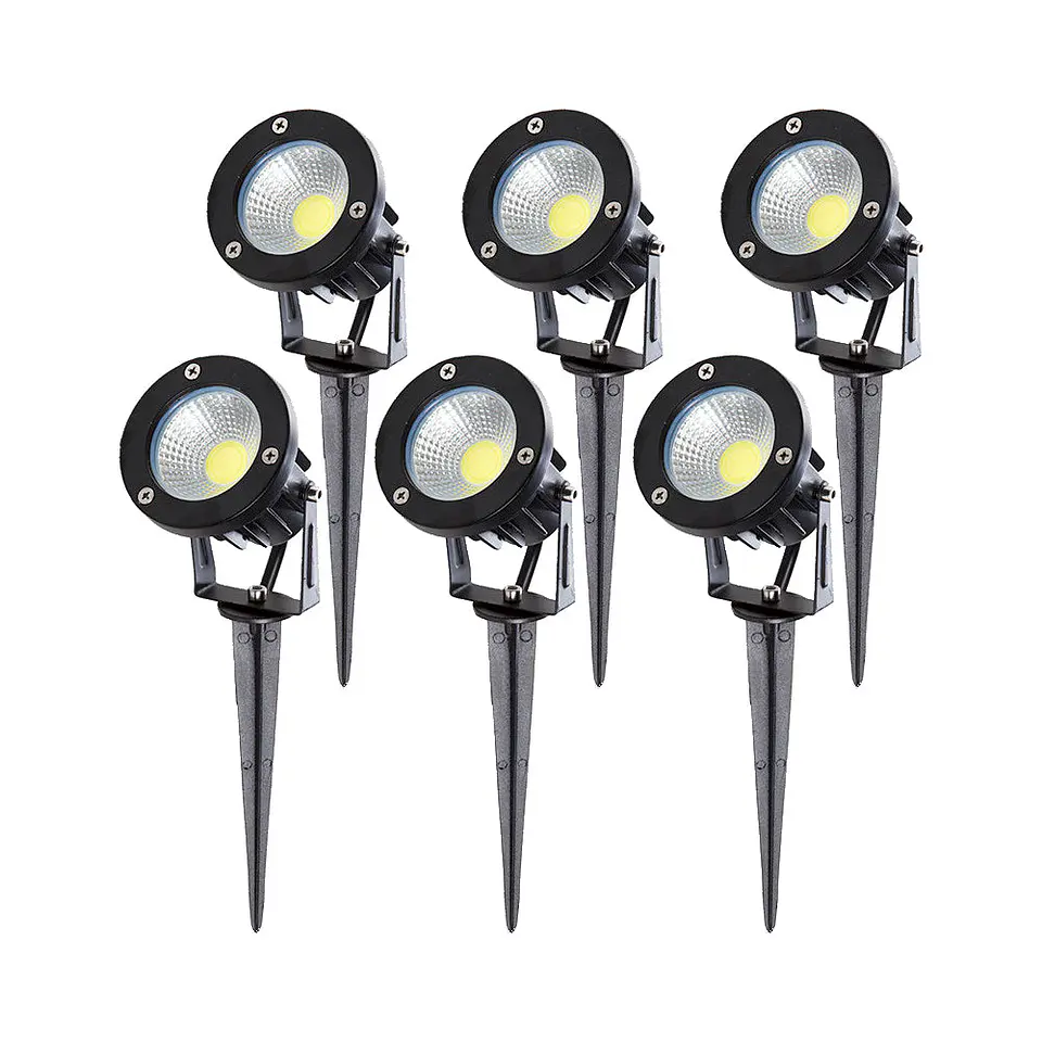 Pacote de 6 Focos LED para Jardim 9W 758Lm 2700ÂºK Spike 50.000H [SL-CPDC09-9W-WW-PK6] 3